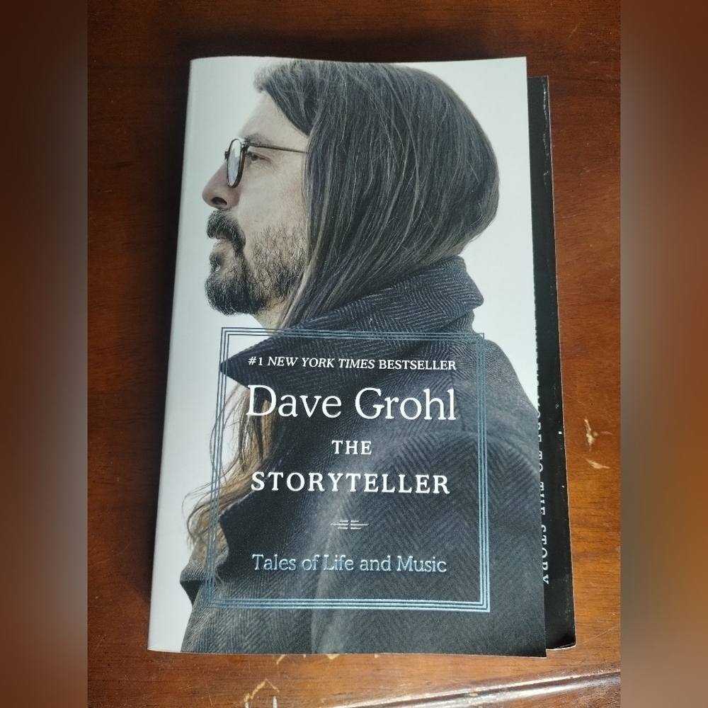 Brand New Dave Grohl The Storyteller Tales Of Life And Music Paper Back Book